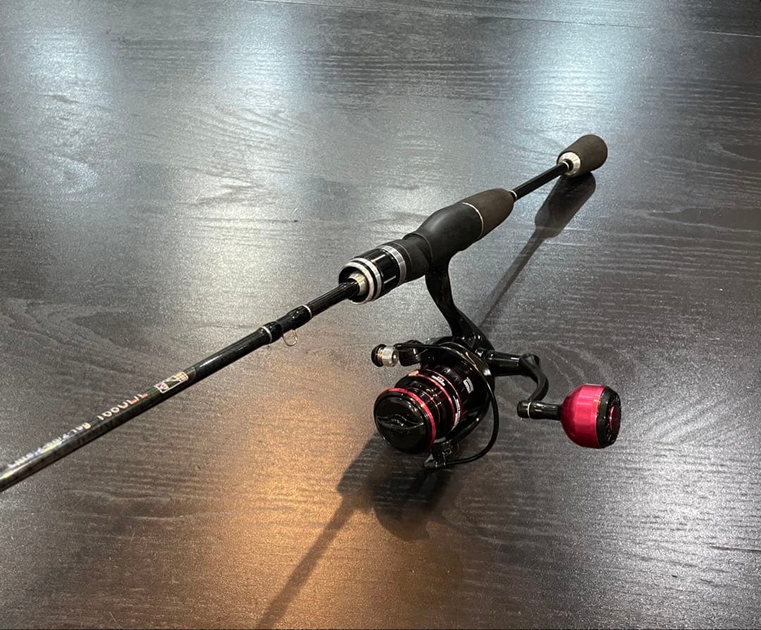 釣りセット2ピーススピニングロッド198cm&1000番リール・ライン100m付