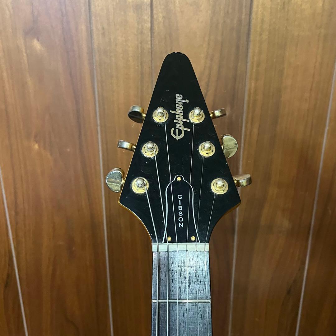 【中古美品】Epiphone 1958 korina Flying Vケース付き