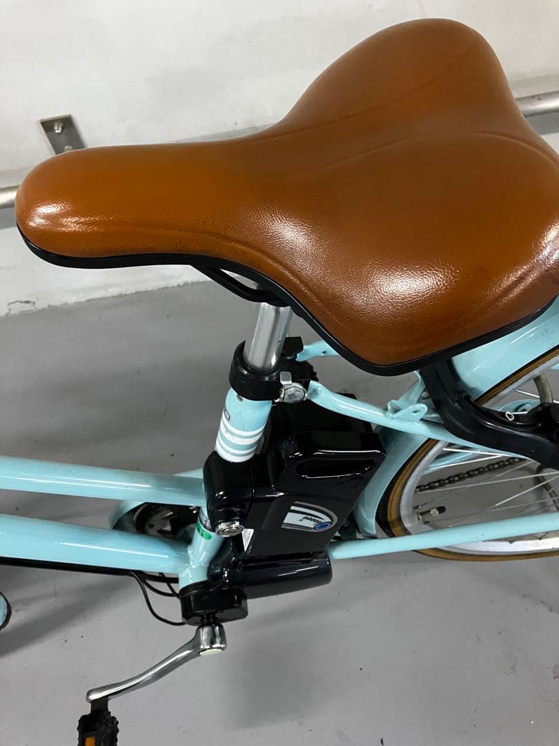水色 シティタイプ 電動アシスト自転車