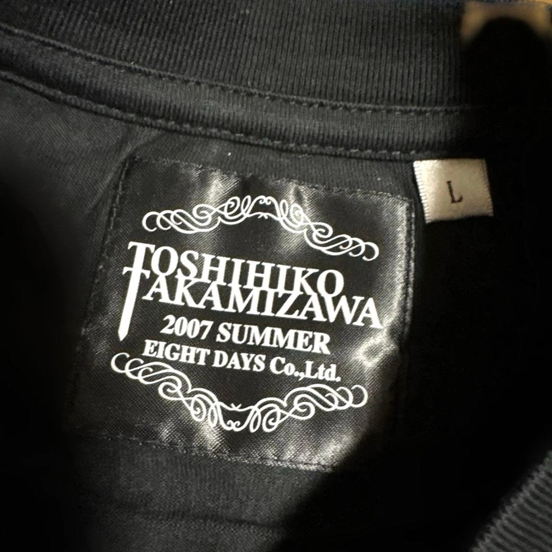 【未使用 ✴︎ 激レア】高見沢俊彦2007ソロライブグッズ・Tシャツ・黒・L