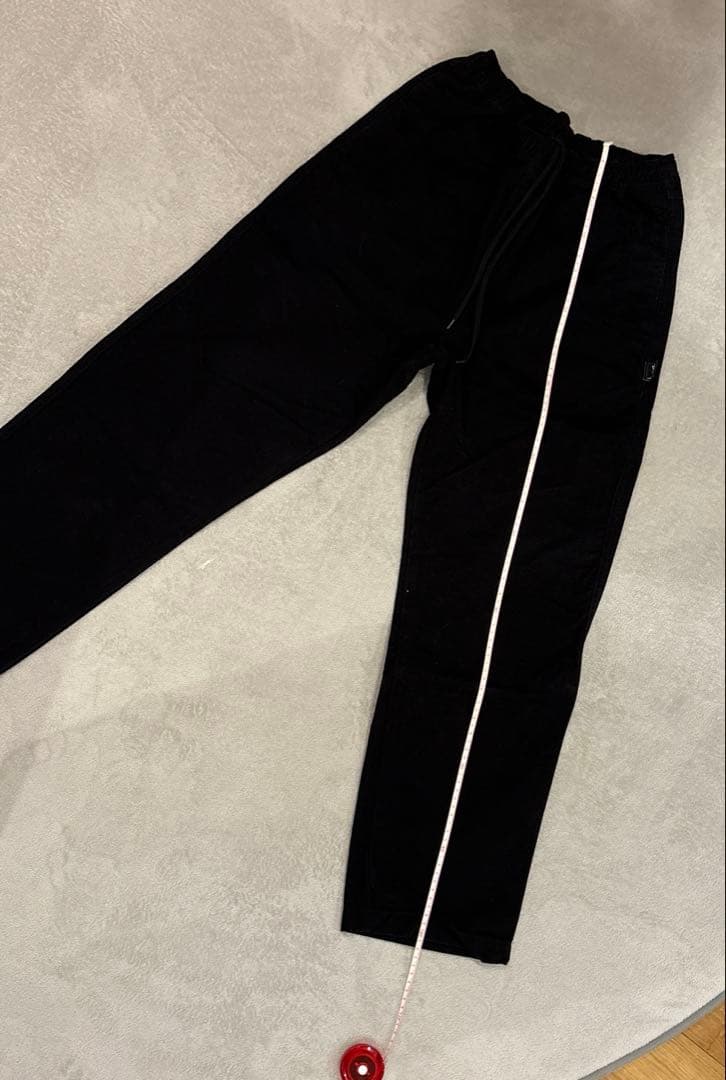 【美品】Stussy 黒 コットンパンツ　Ｓサイズ