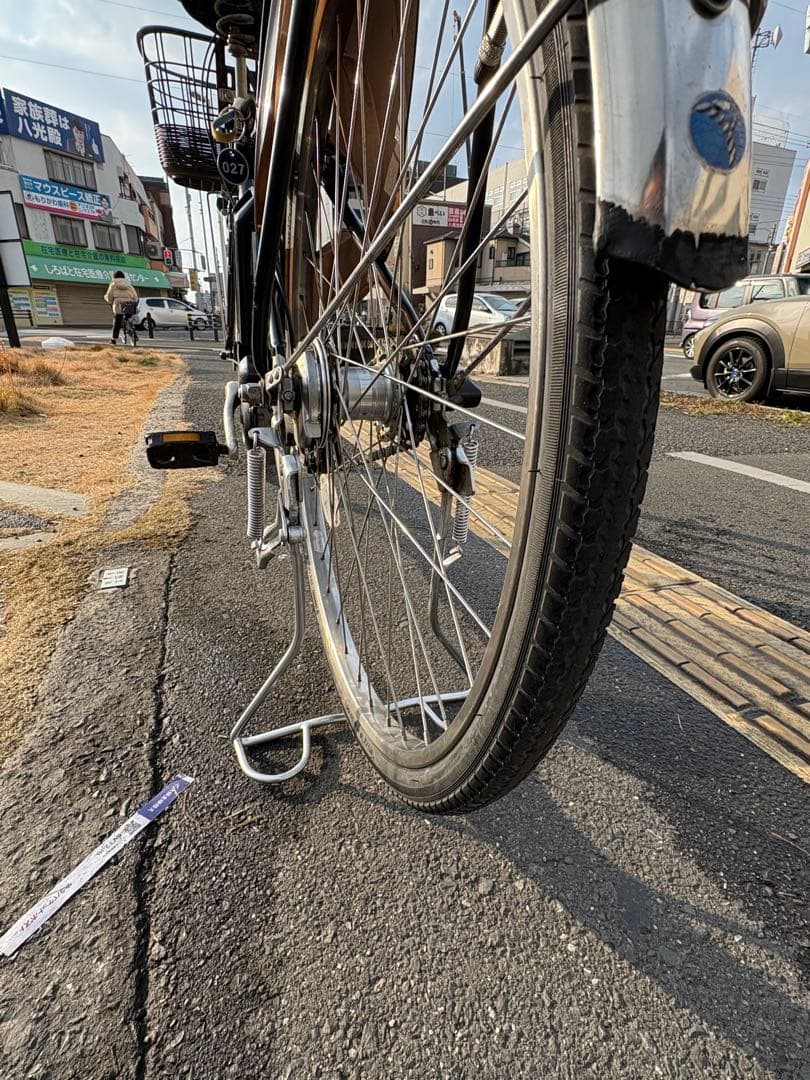 中古YAMAHA電動アシスト自転車　8.7Ah 大阪　027番