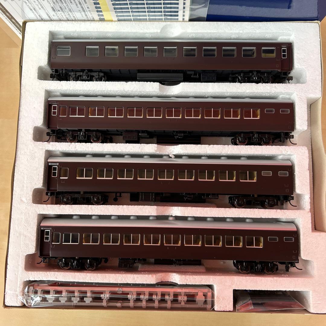 Nゲージ　国鉄10系寝台客車(茶色)セット