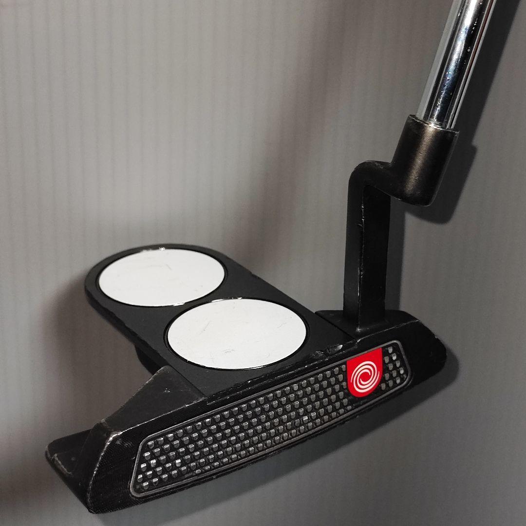 オデッセイ O-works 2BALL BLADE 33インチ パター カバー付