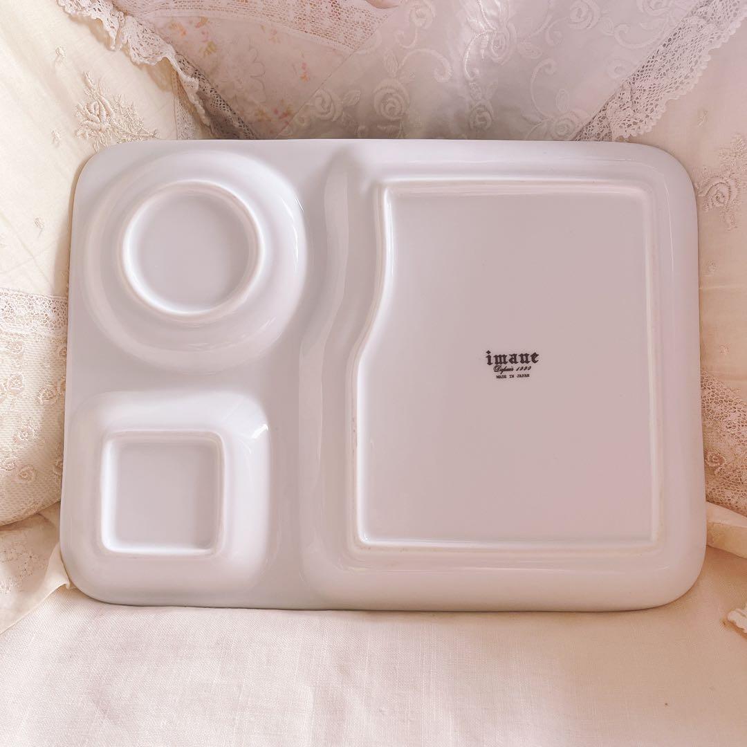 ♡イマン♡ダイアナローズモーニングプレート陶器マニーローズバスケット薔薇ニトリ
