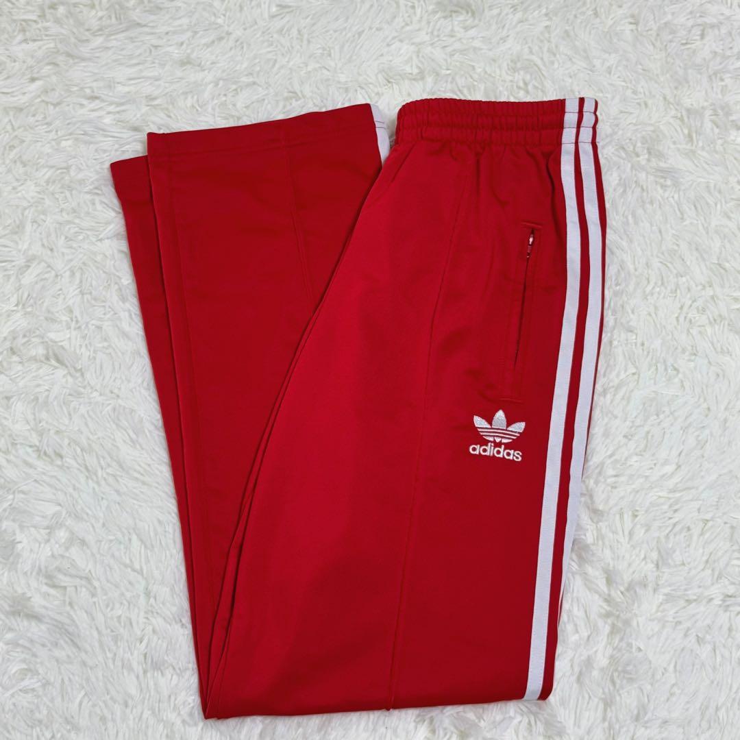 【極美品】アディダス ファイヤーバード トラックパンツ M 赤 TP
