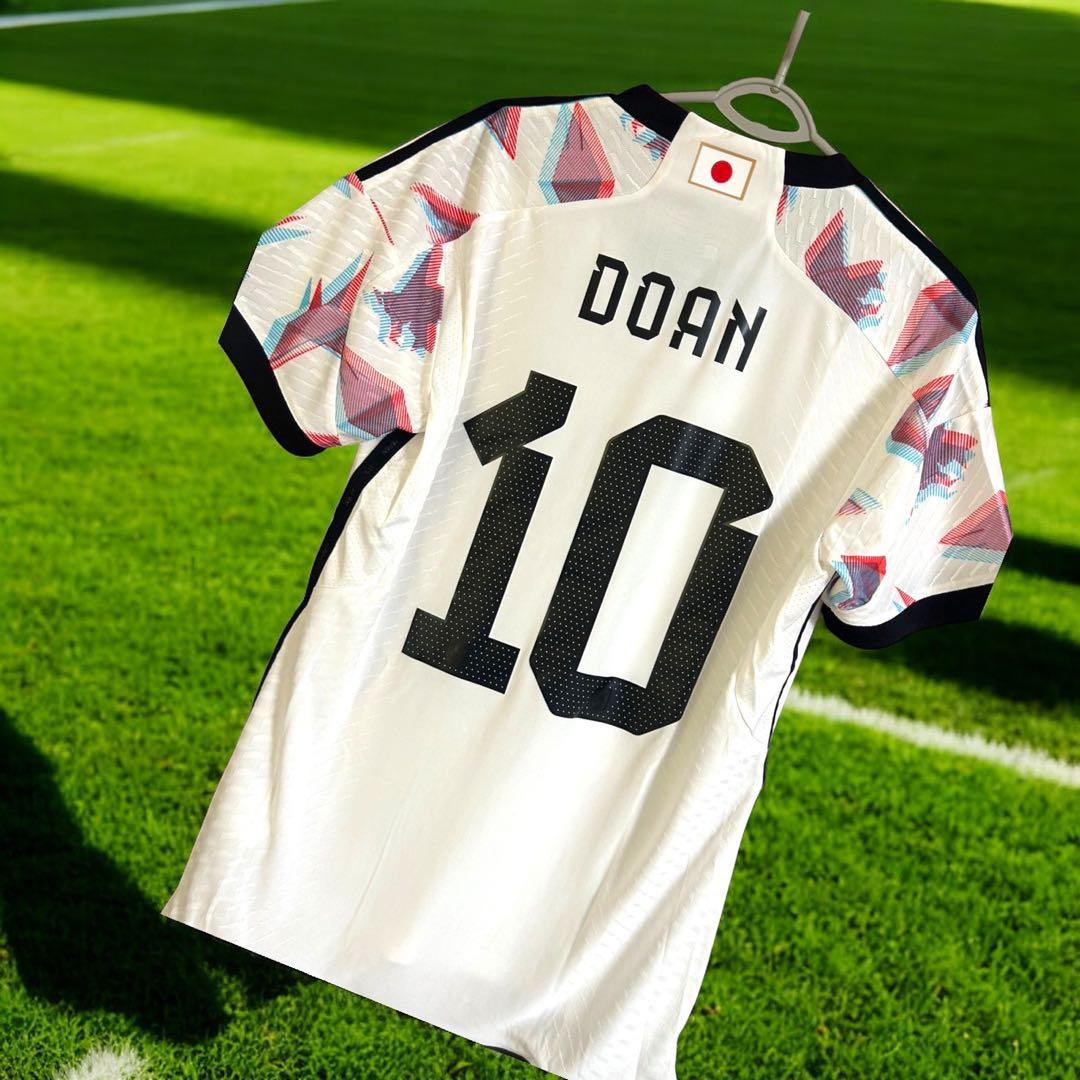 キムタク着用　未使用タグ付　23-24日本代表　DOAN 10番　アウェイ　折紙