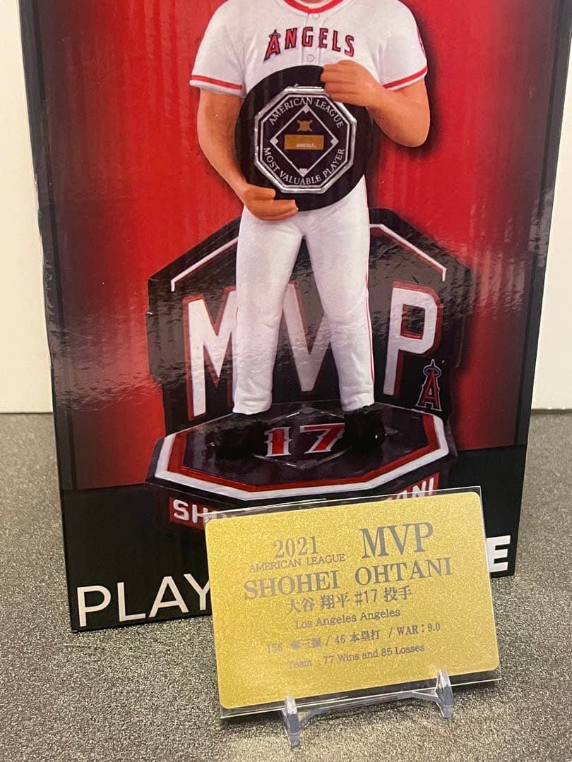 【希少MVP初受賞】大谷翔平 2021 アメリカリーグMVP受賞記念ボブルヘッド