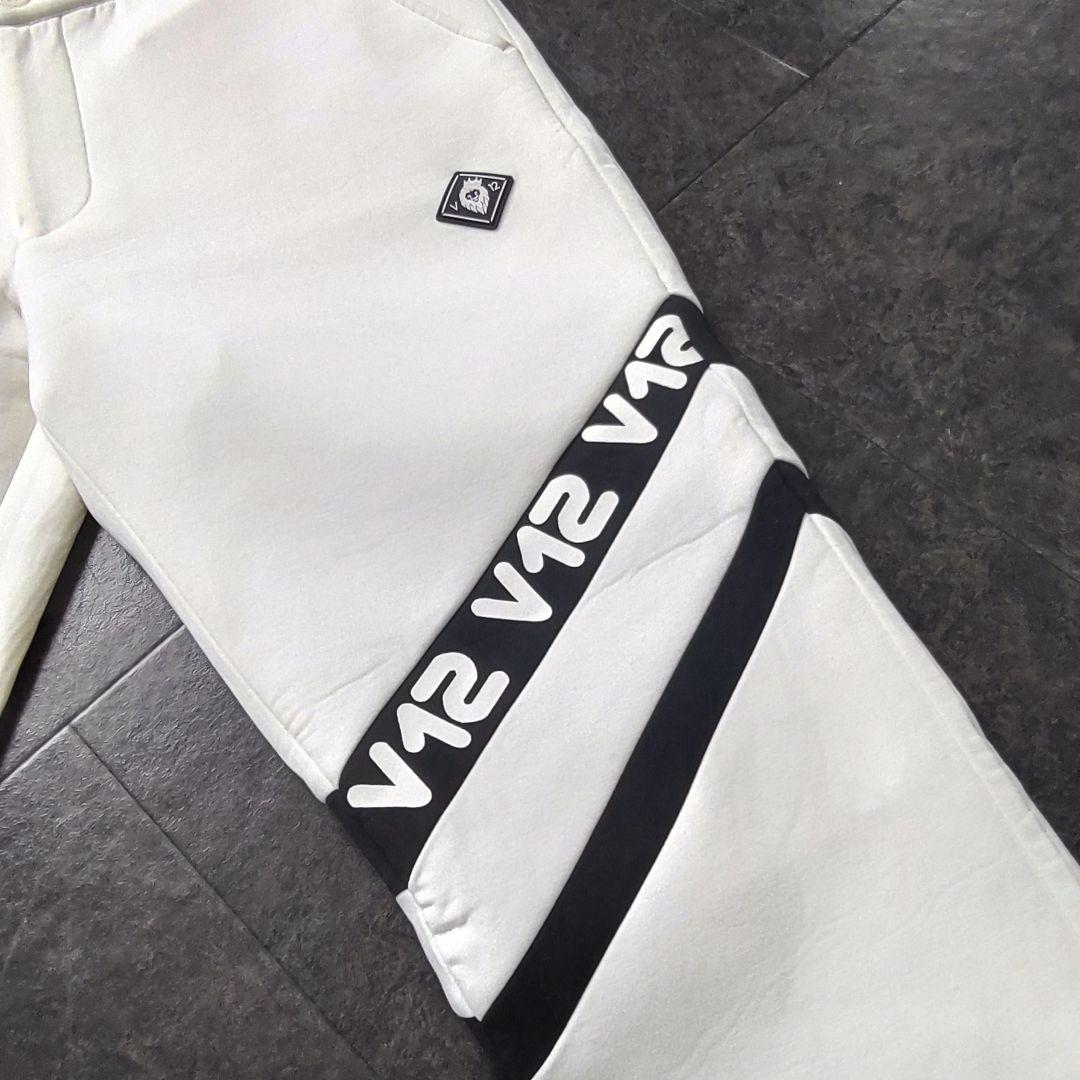【美品 V12】ヴィトゥエルヴ ゴルフパンツ スウェット ブラック