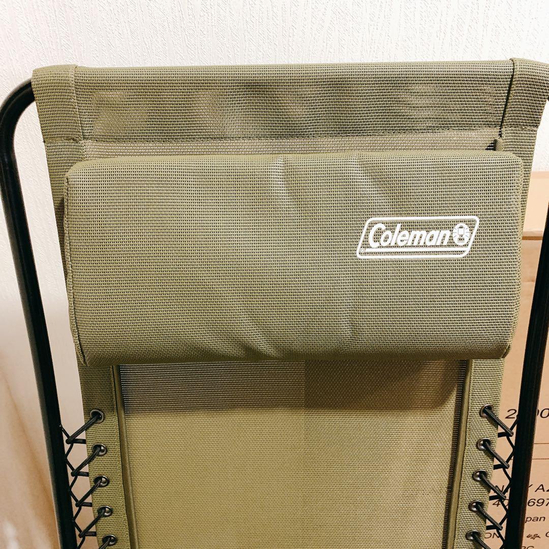 【未使用に近い】Coleman インフィニティチェア アウトドアチェア オリーブ