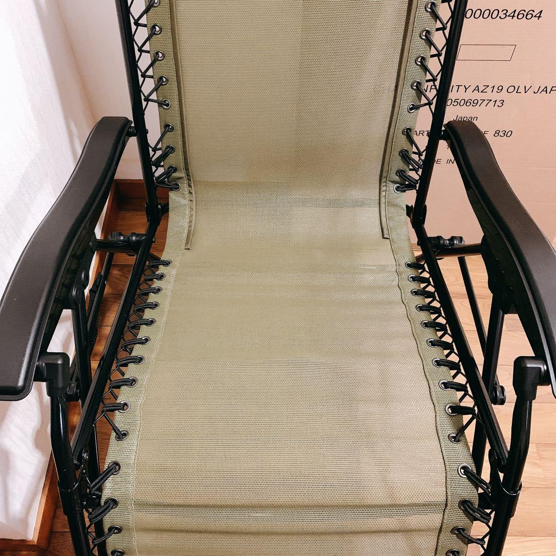 【未使用に近い】Coleman インフィニティチェア アウトドアチェア オリーブ