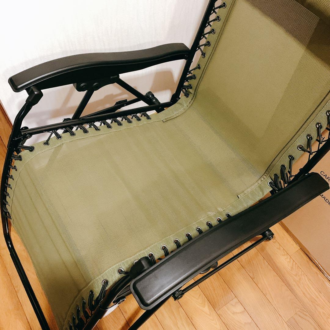 【未使用に近い】Coleman インフィニティチェア アウトドアチェア オリーブ