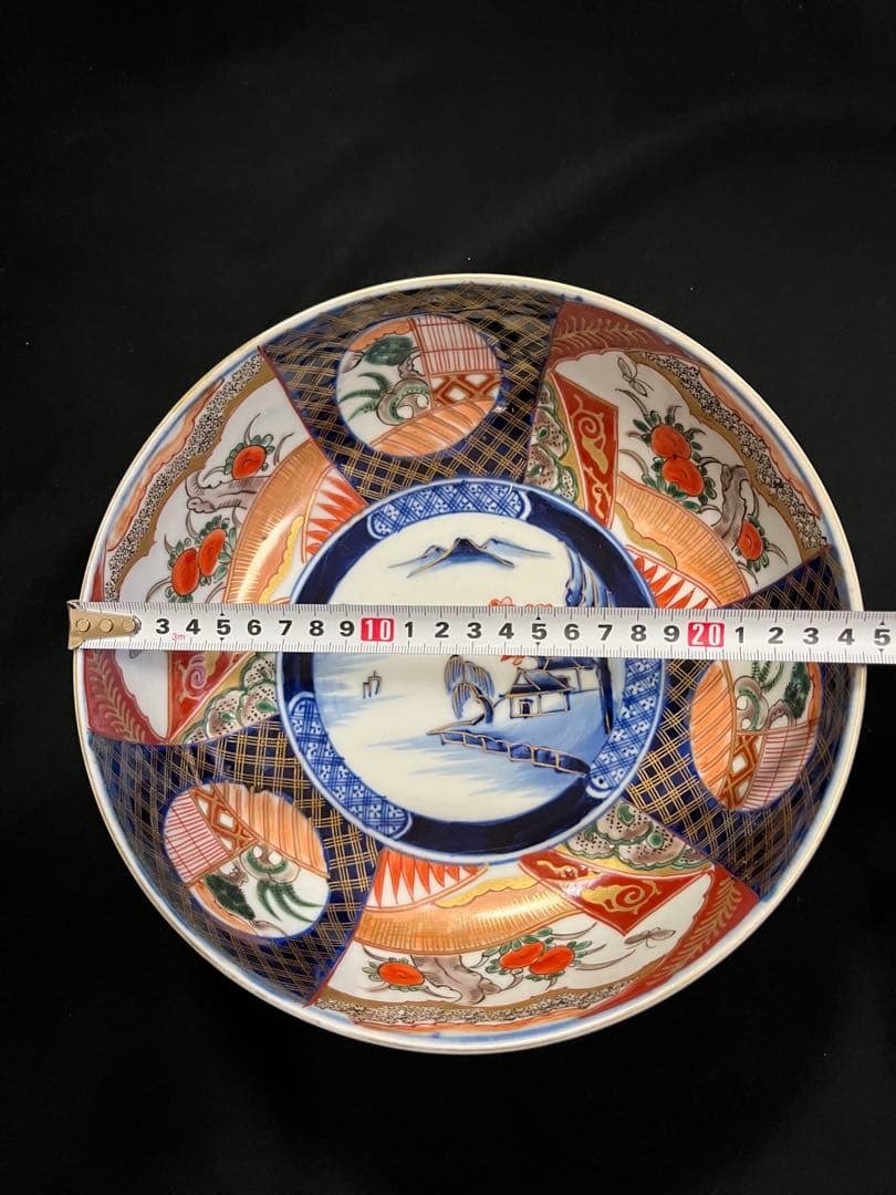 有田焼 伊万里焼 古伊万里 金彩 色絵 三ツ鉢 管理A3725
