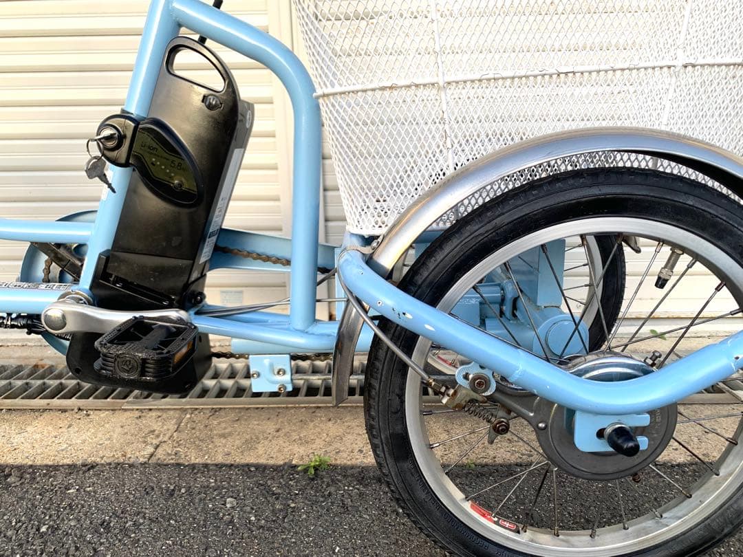 電動アシスト三輪自転車 24V8.5Ah 20-16インチ動作確認済