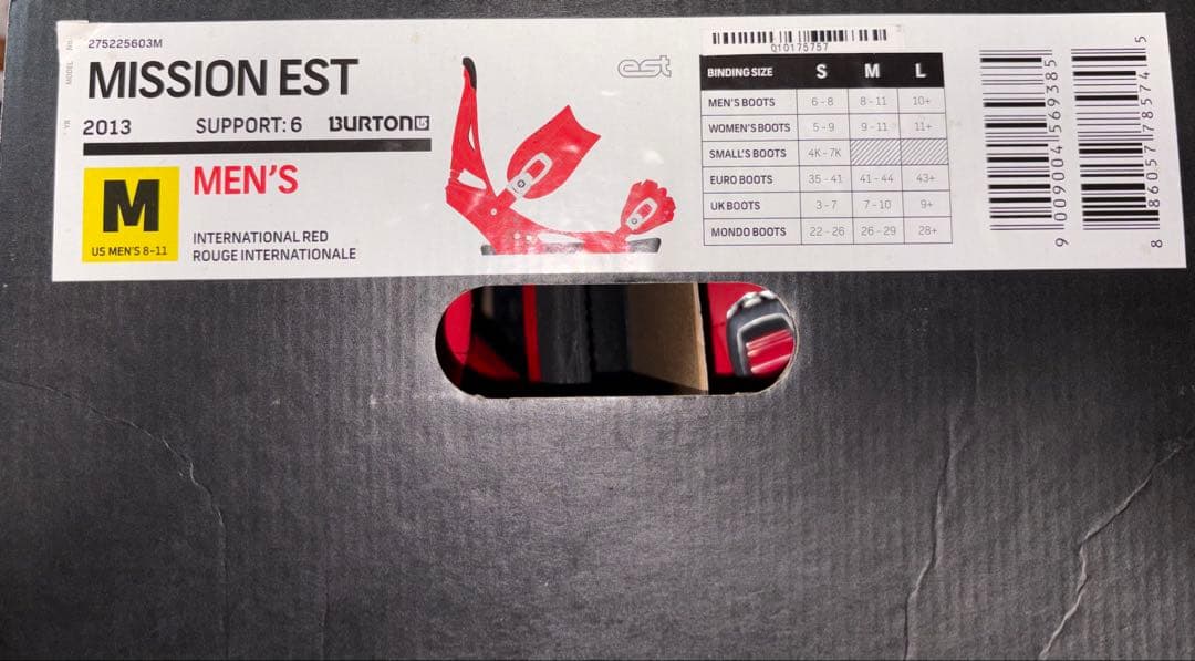 Burton MISSION EST ビンディング Mサイズ