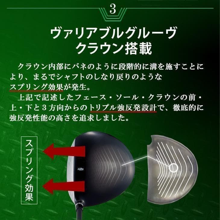 ☆新品 適合最強反発力 ダイナミクスドライバー 標準シャフト 9.5 10.5