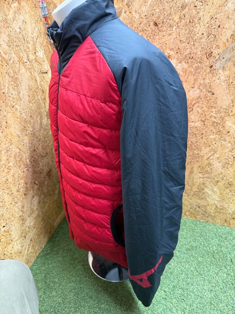 【新品】ミズノMIZUNO ティックフィルアウター 赤×黒