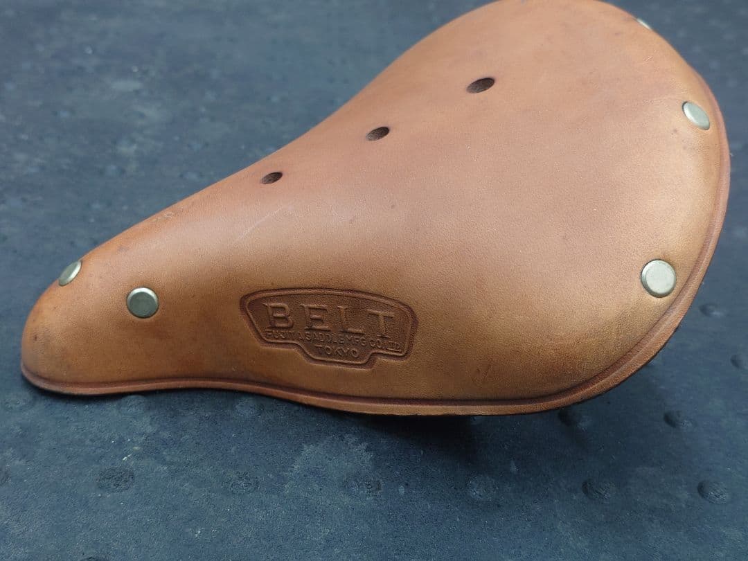 藤田サドル　Belt　レザーサドル　デッドストック品