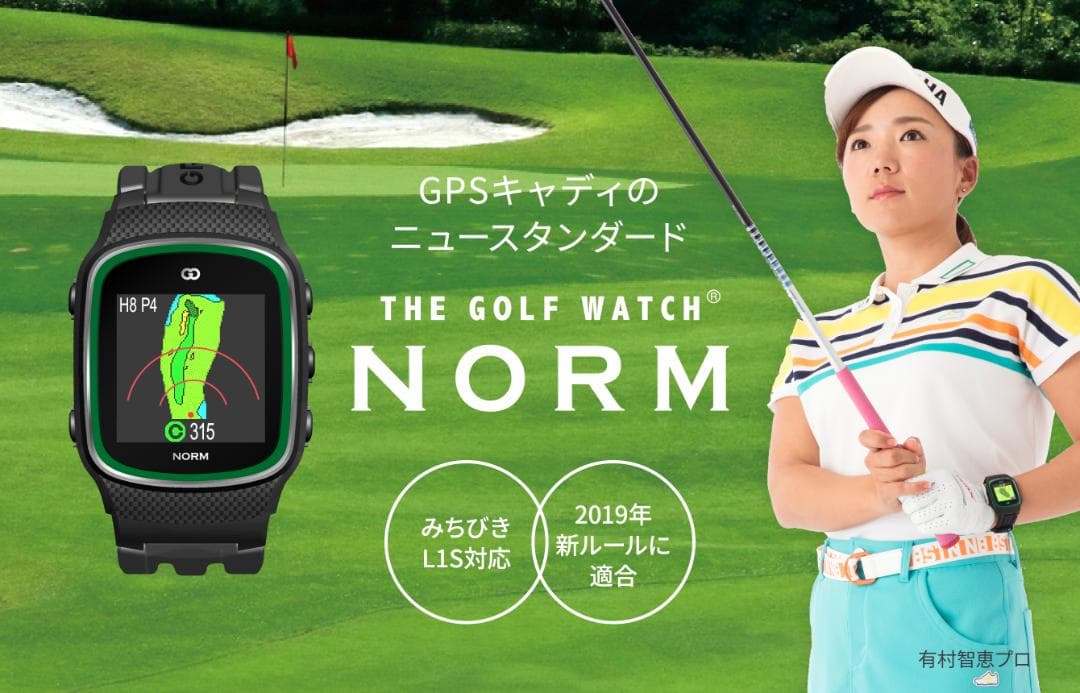 【 値下中 】 GPS ナビ ウォッチTHE GOLF WATCH NORM