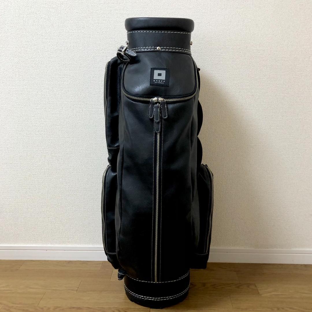 ONOFF オノフ ゴルフ キャディバッグ カート型 5分割 黒