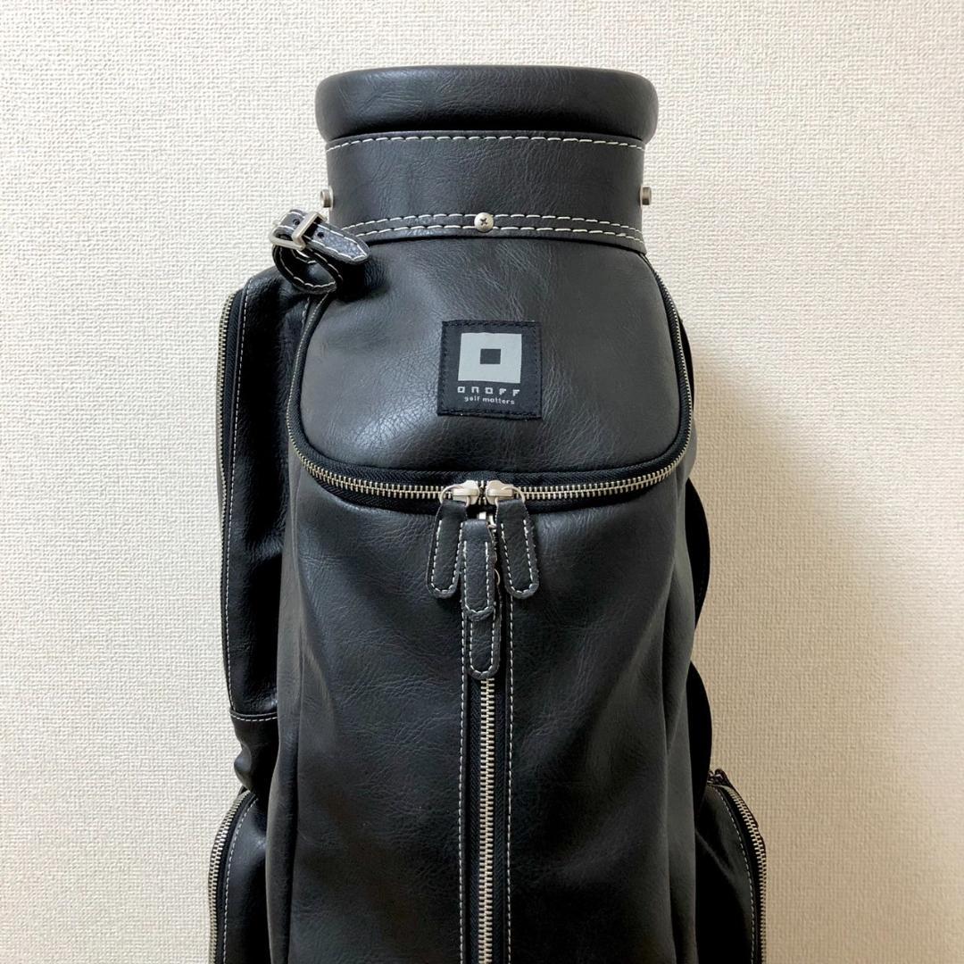 ONOFF オノフ ゴルフ キャディバッグ カート型 5分割 黒