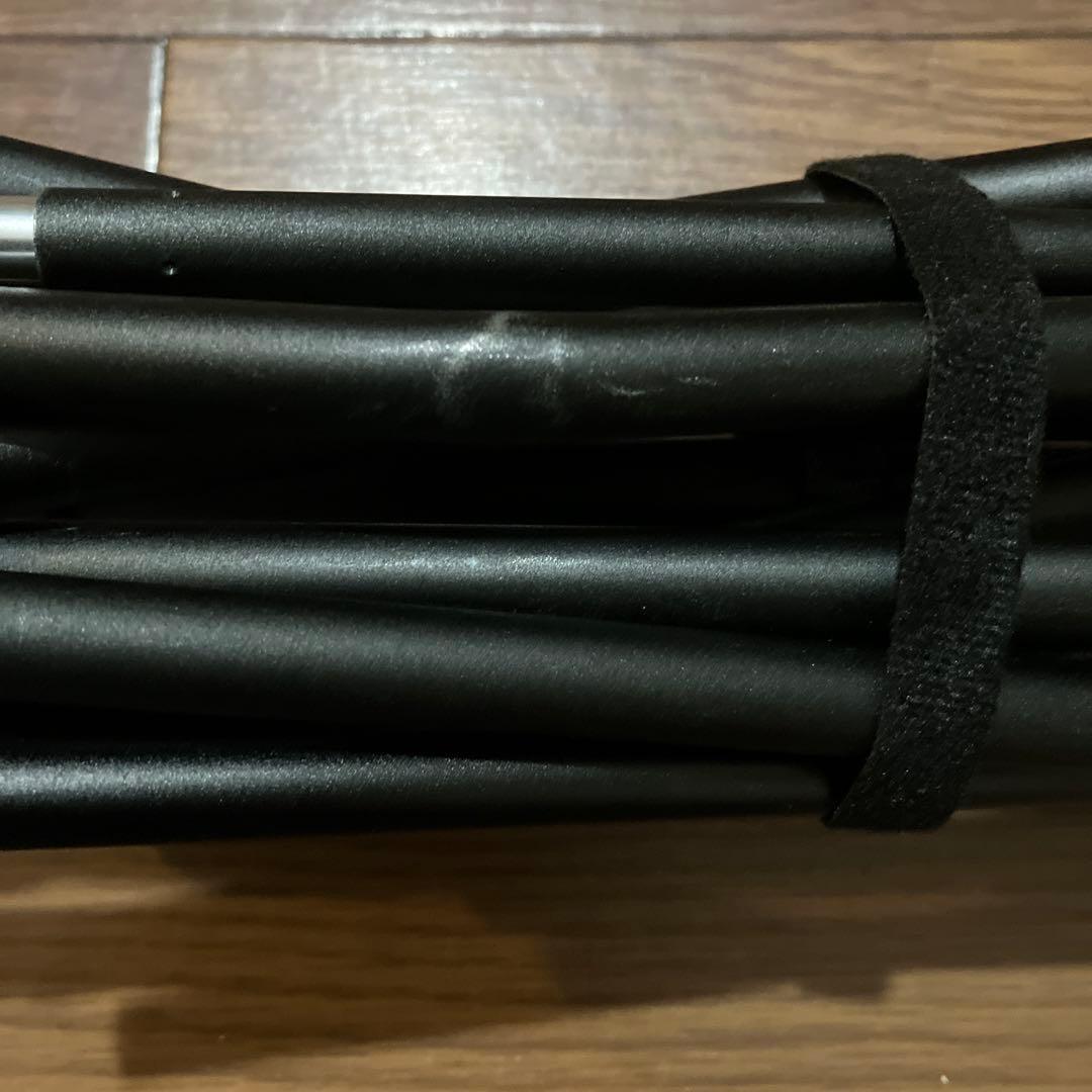 YMBSTORE 折りたたみ式アウトドアチェア ハイバック ブラック 2個セット