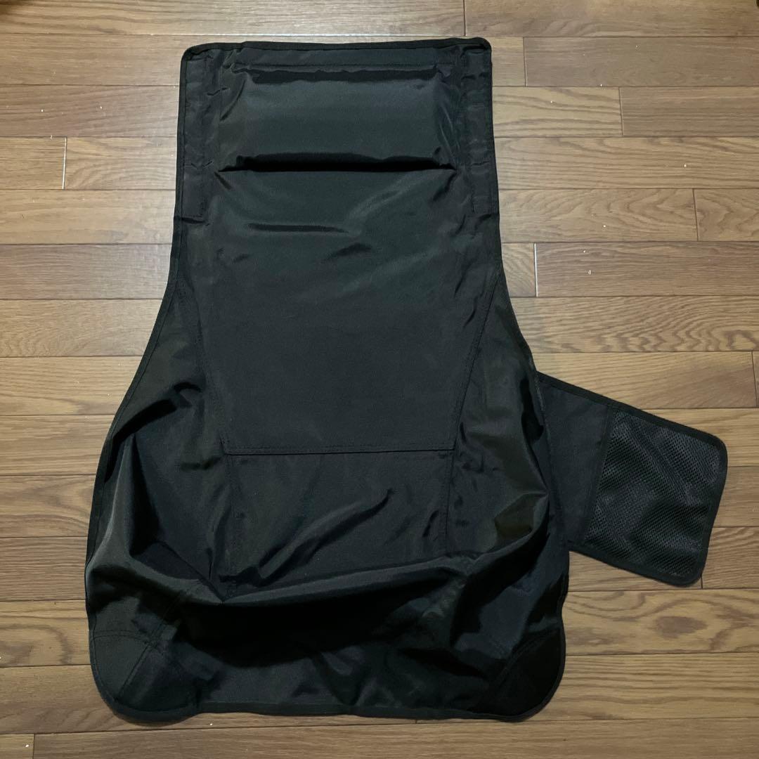 YMBSTORE 折りたたみ式アウトドアチェア ハイバック ブラック 2個セット