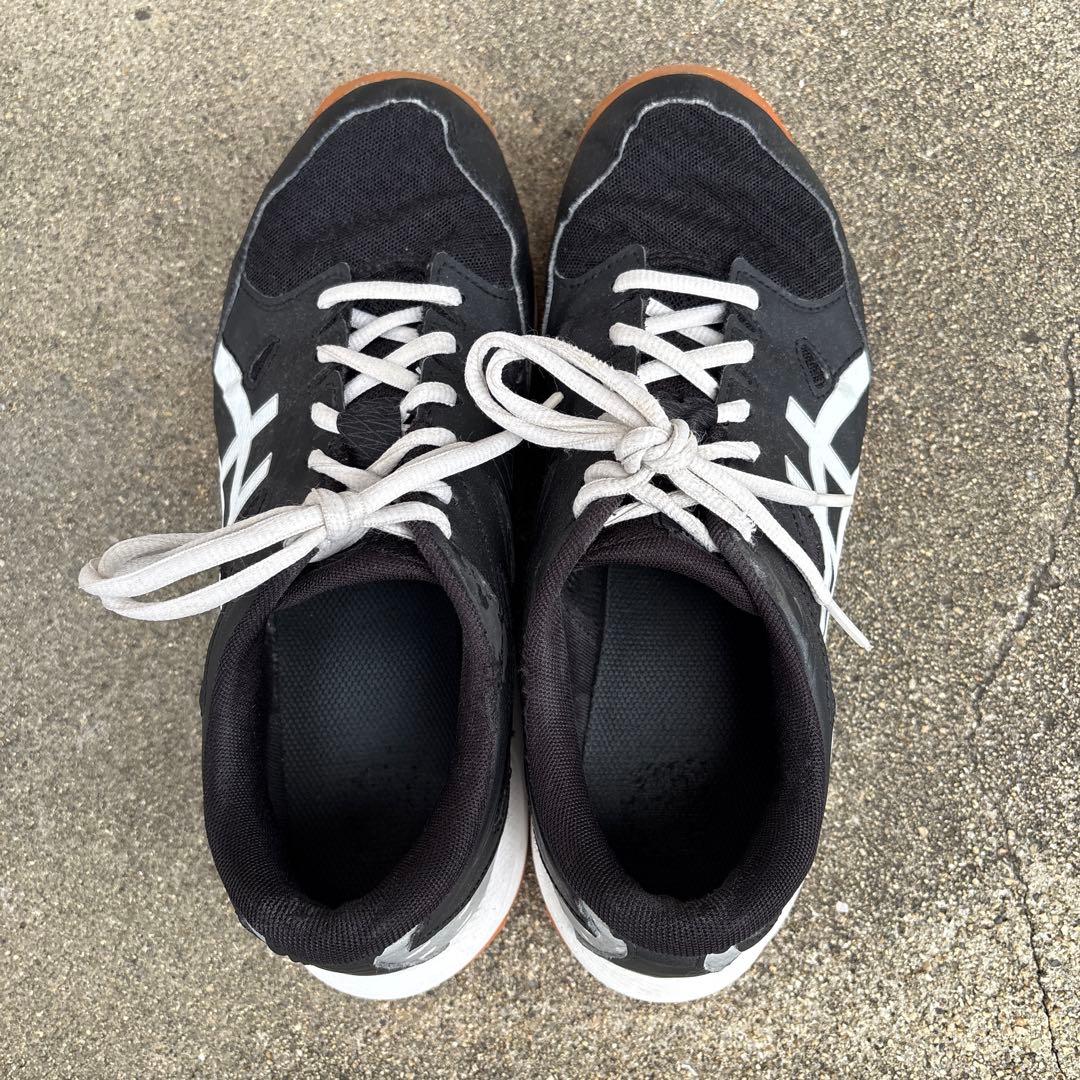 ASICS バレーボールシューズ ブラック/ホワイト/25インチ