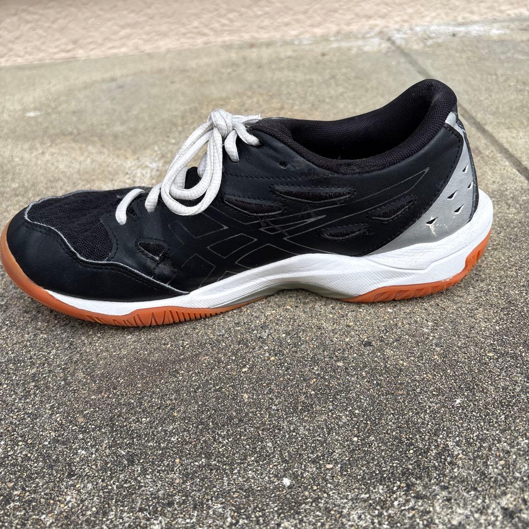 ASICS バレーボールシューズ ブラック/ホワイト/25インチ