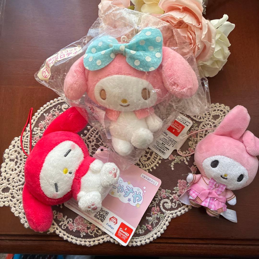 サンリオ　マイメロ　マスコット　バック　ミラー　シリコン小物入れ　まとめ売り