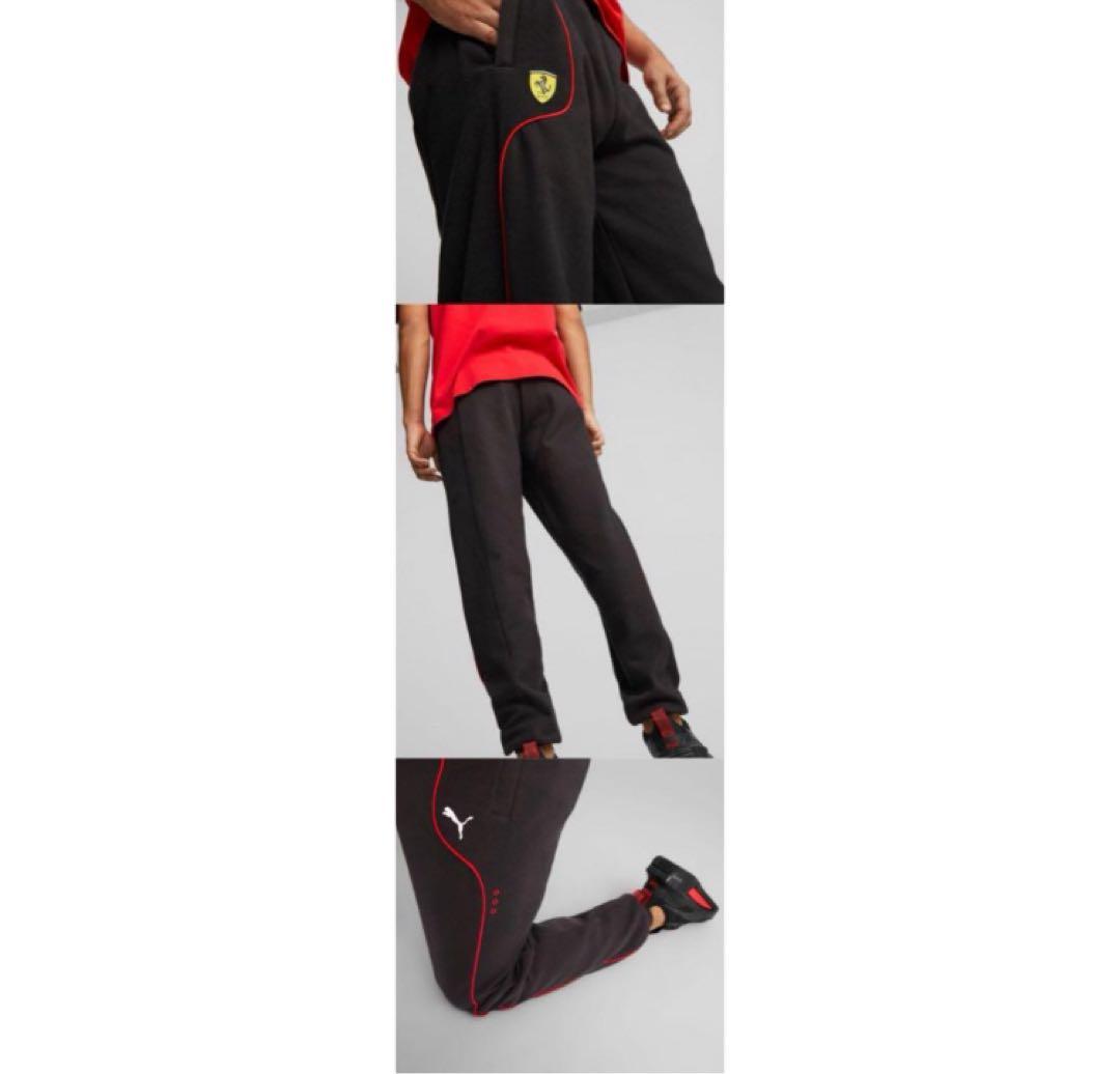 送料無料 新品 PUMA×FERRARI セットアップXL(USサイズL) 黒赤