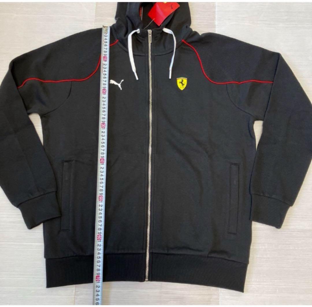 送料無料 新品 PUMA×FERRARI セットアップXL(USサイズL) 黒赤