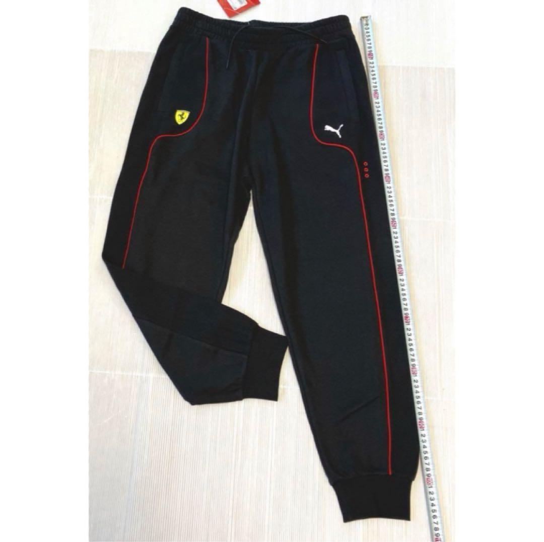 送料無料 新品 PUMA×FERRARI セットアップXL(USサイズL) 黒赤