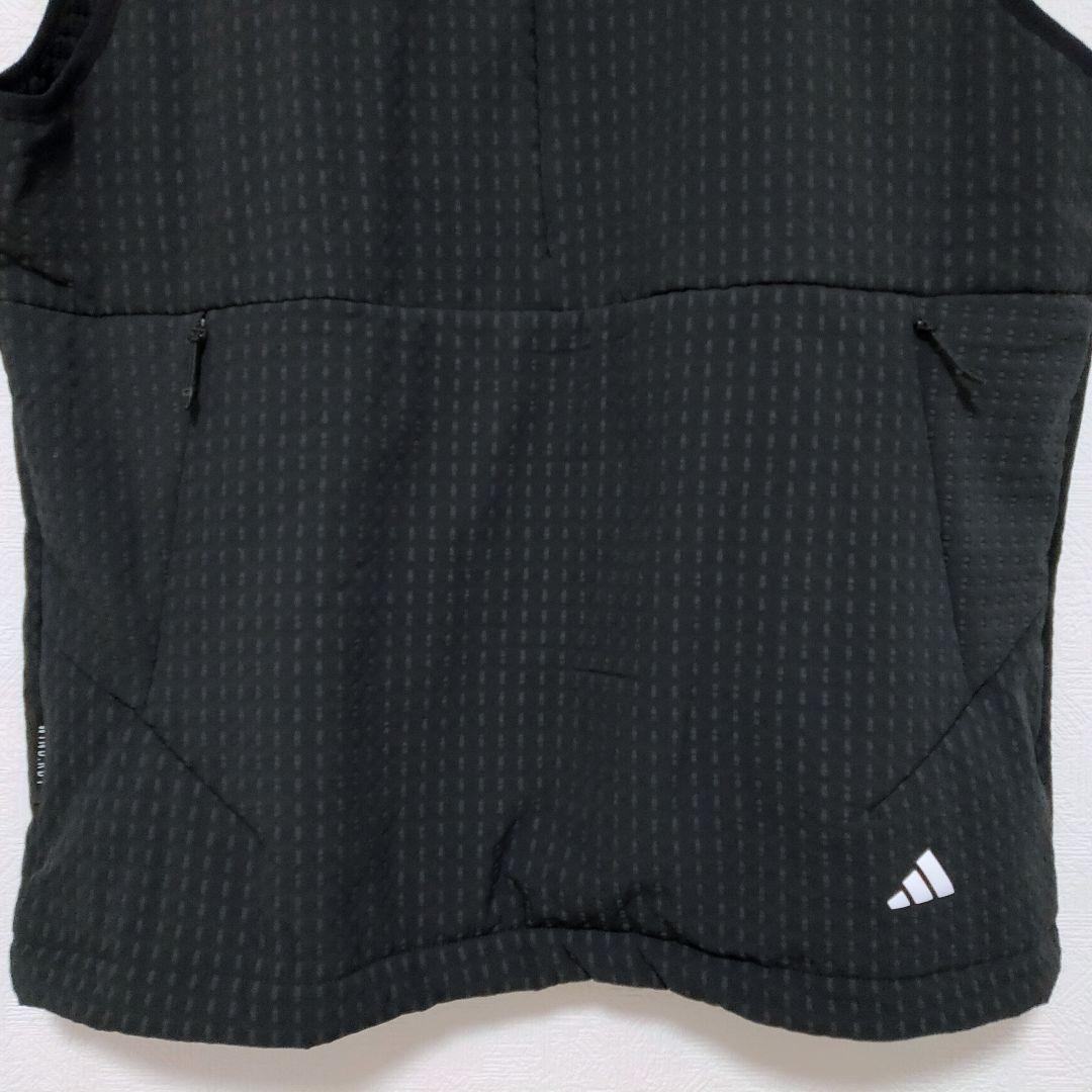 adidas GOLF WIND.RDY ハーフジップ フード付き ベスト XL