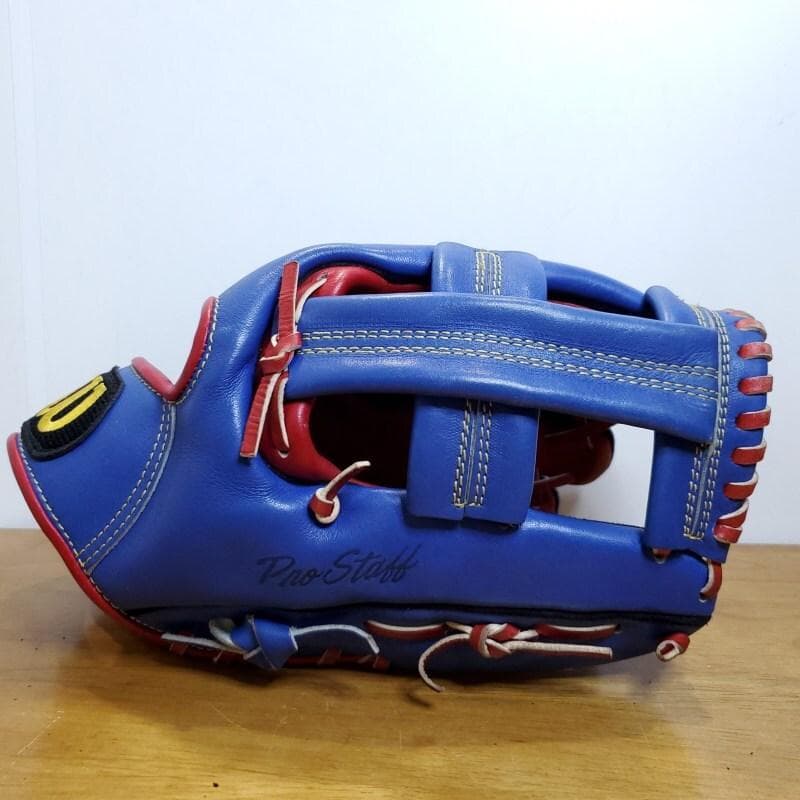 ウイルソン スタッフ 池山モデル 限定カラー 激レア 良品 内野用 軟式グローブ