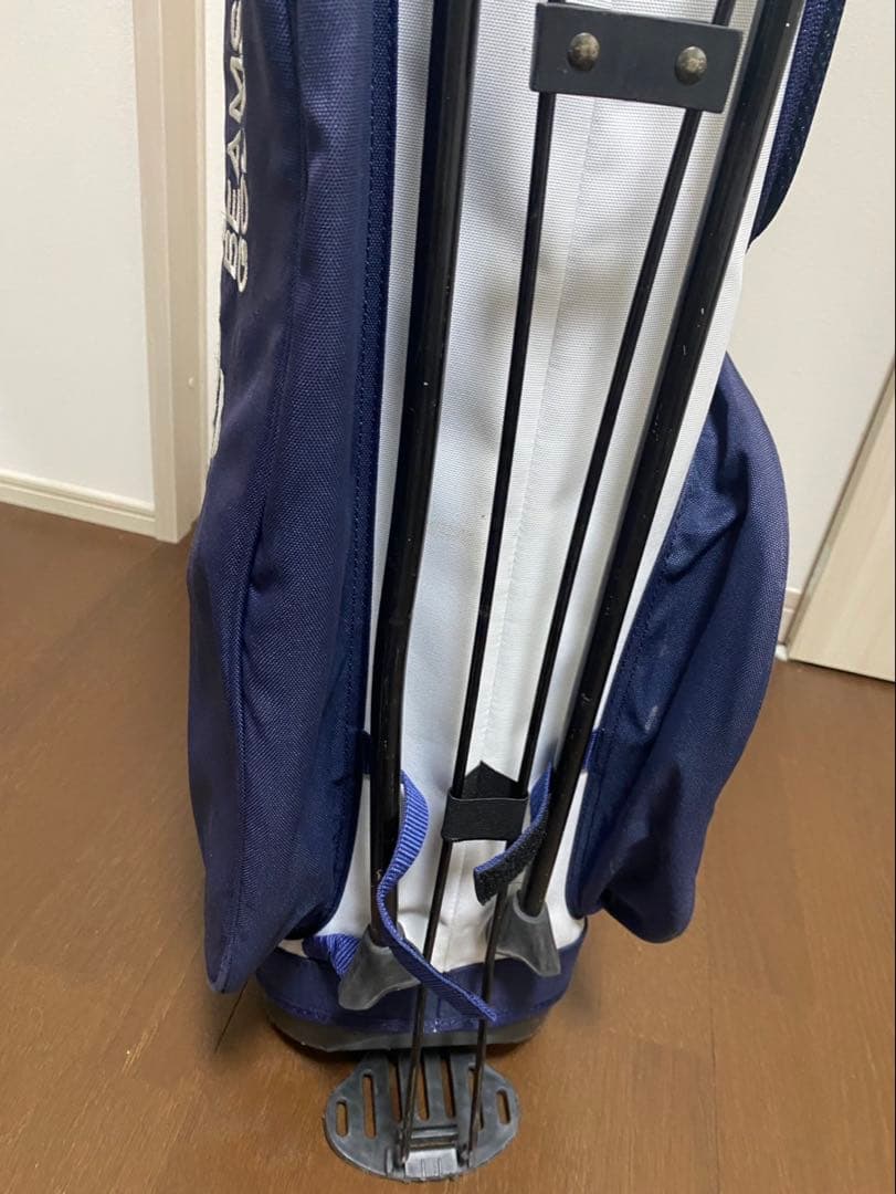 BEAMS GOLF スタンド付きキャディバッグ ネイビー