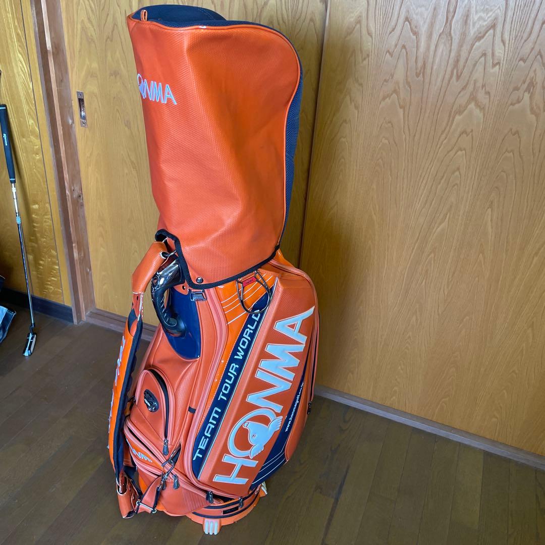 HONMA TOUR WORLD プロモデルキャディバッグ ３点式　オレンジ