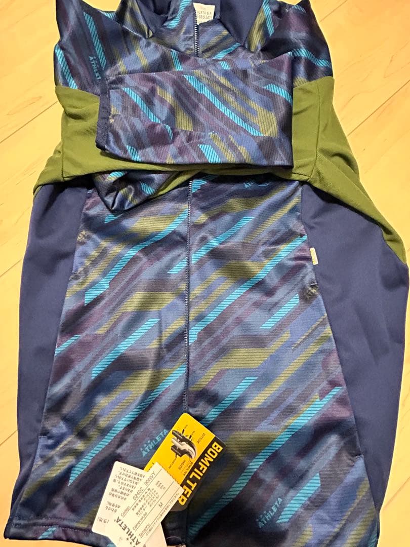 上下セット　新品　ジャケット　パンツ　ジャージ　Ｍ　ATHLETA アスレタ
