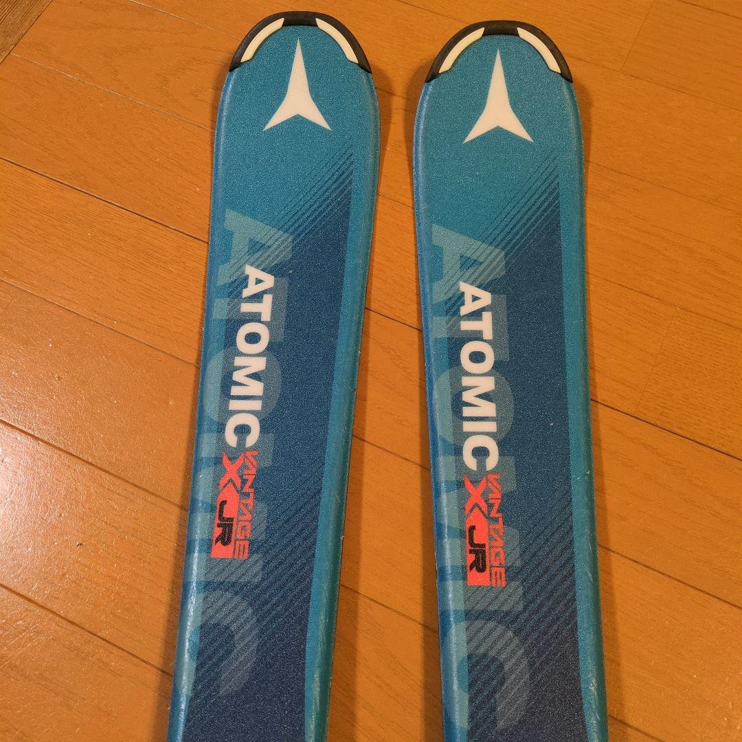 Atomic XJR 120cm スキーセット 青 ブーツ 21-21.5cm