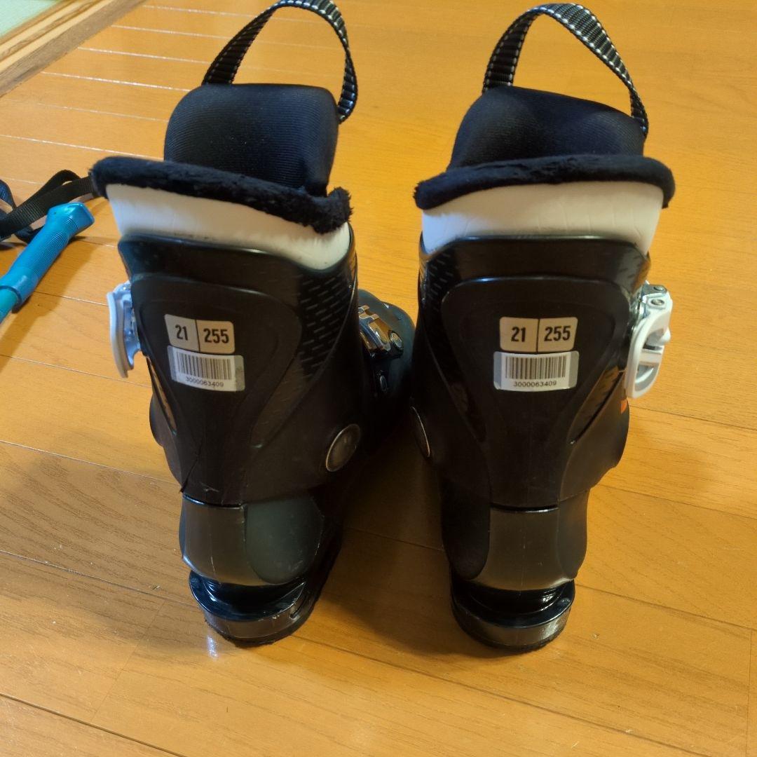Atomic XJR 120cm スキーセット 青 ブーツ 21-21.5cm