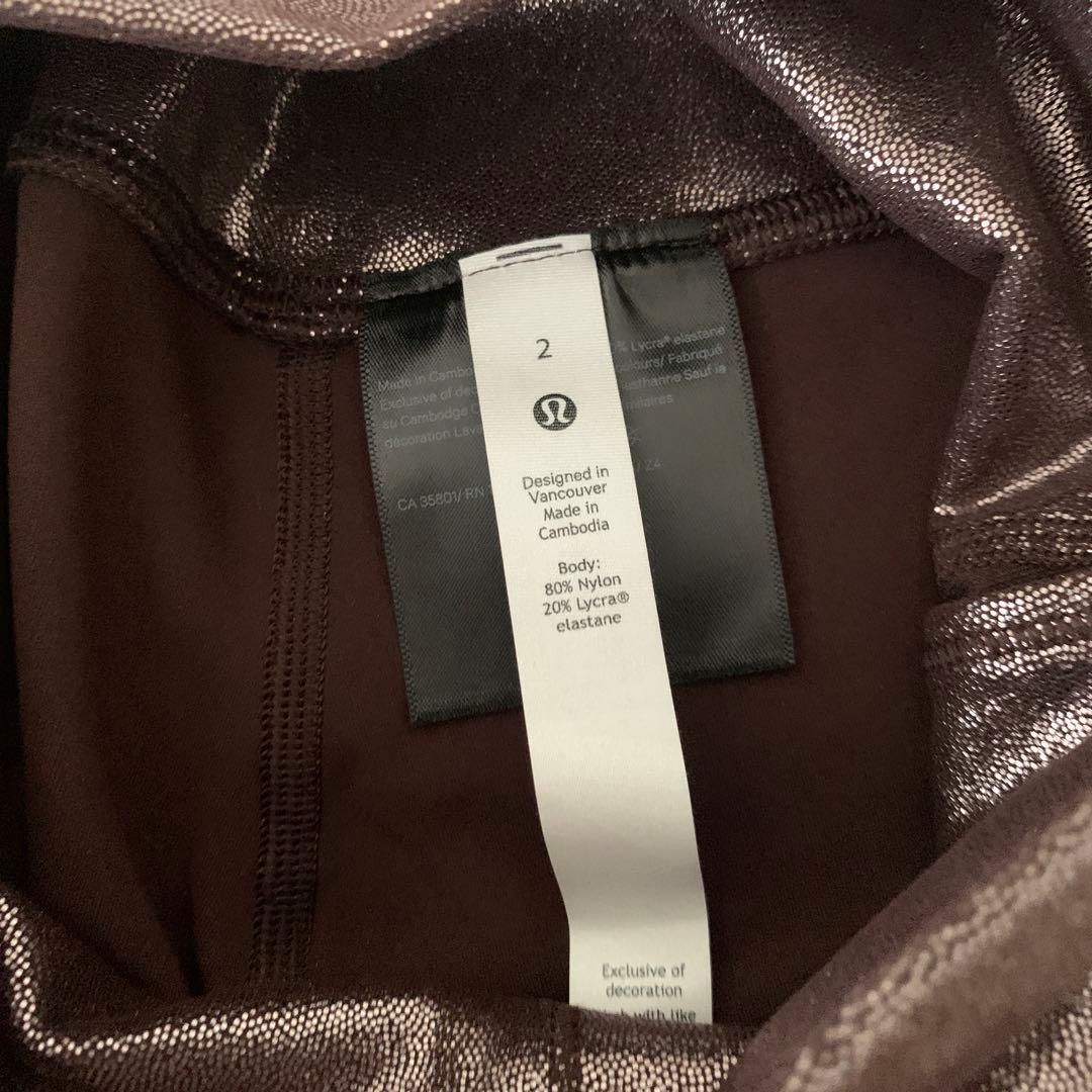 Lululemon ルルレモン レギンス ラメ サイズ2