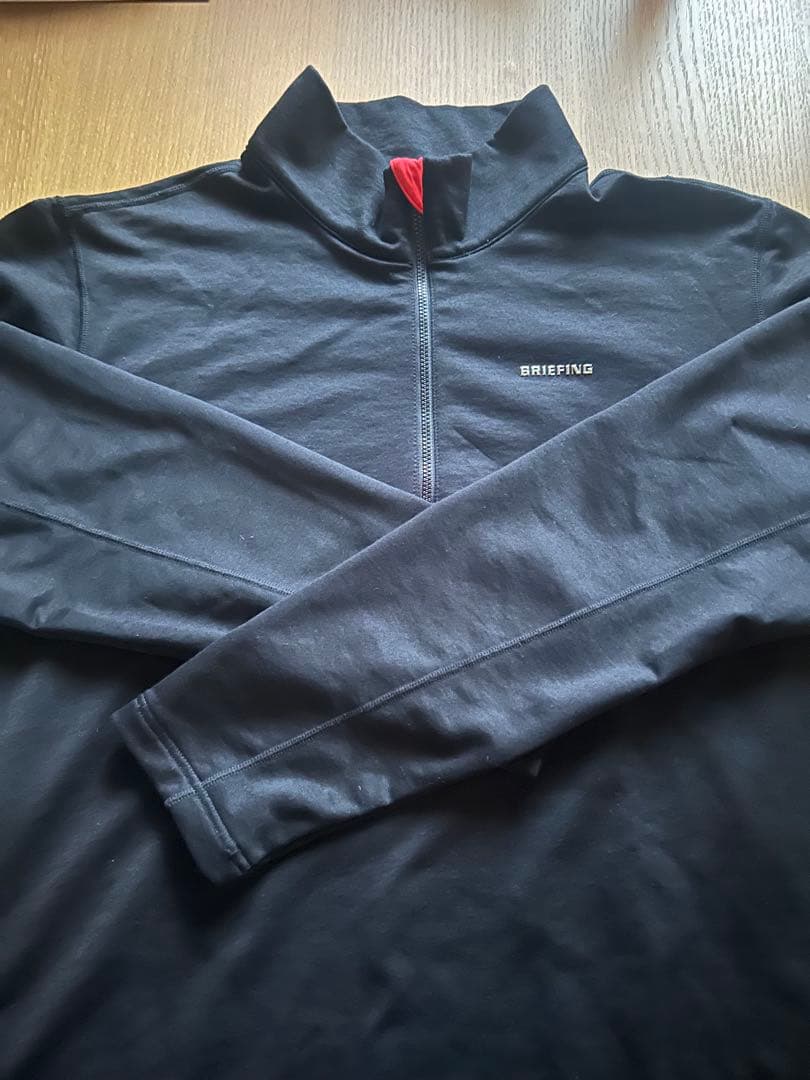 【美品】ブリーフィング　ハーフジップ　トップス　メンズ　長袖　BRIEFING