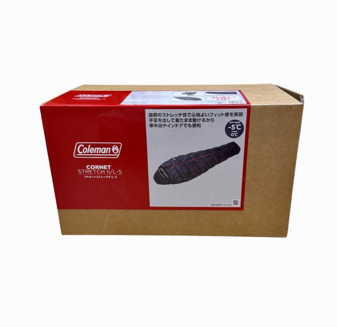 【未使用品】コールマン 寝袋 コルネットストレッチ2 マミー型