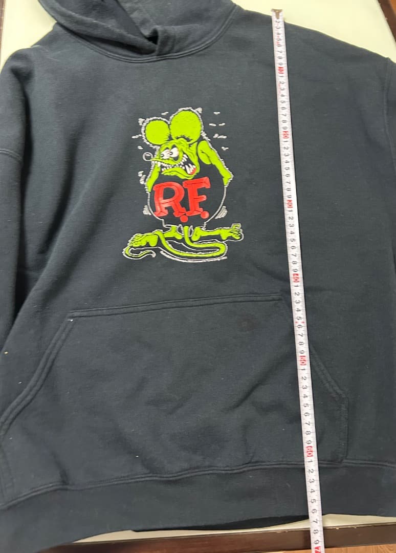 RAT FINK グラフィックプリント フーディー
