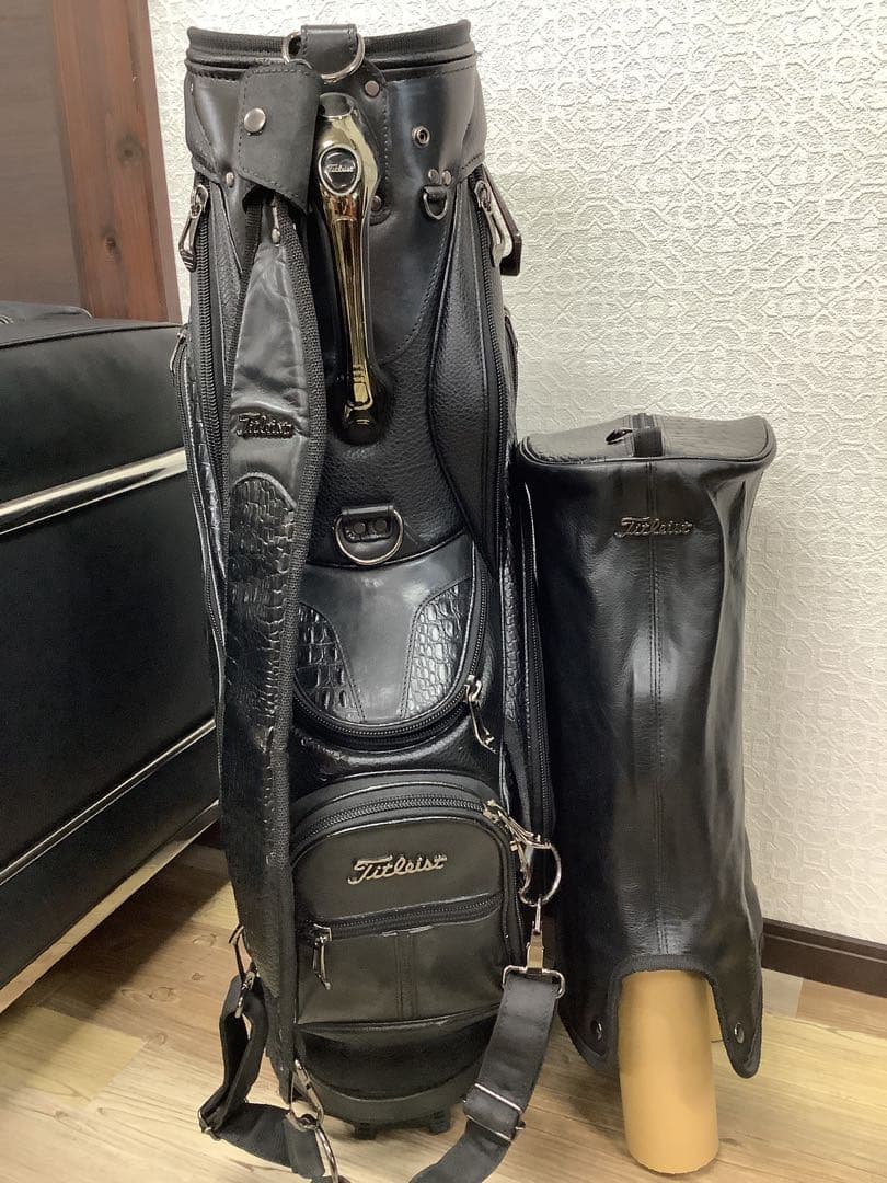 Titleist Black LIMITEDゴルフバッグ キャディーバック　本皮