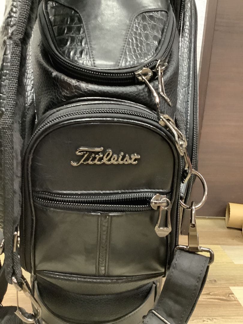 Titleist Black LIMITEDゴルフバッグ キャディーバック　本皮