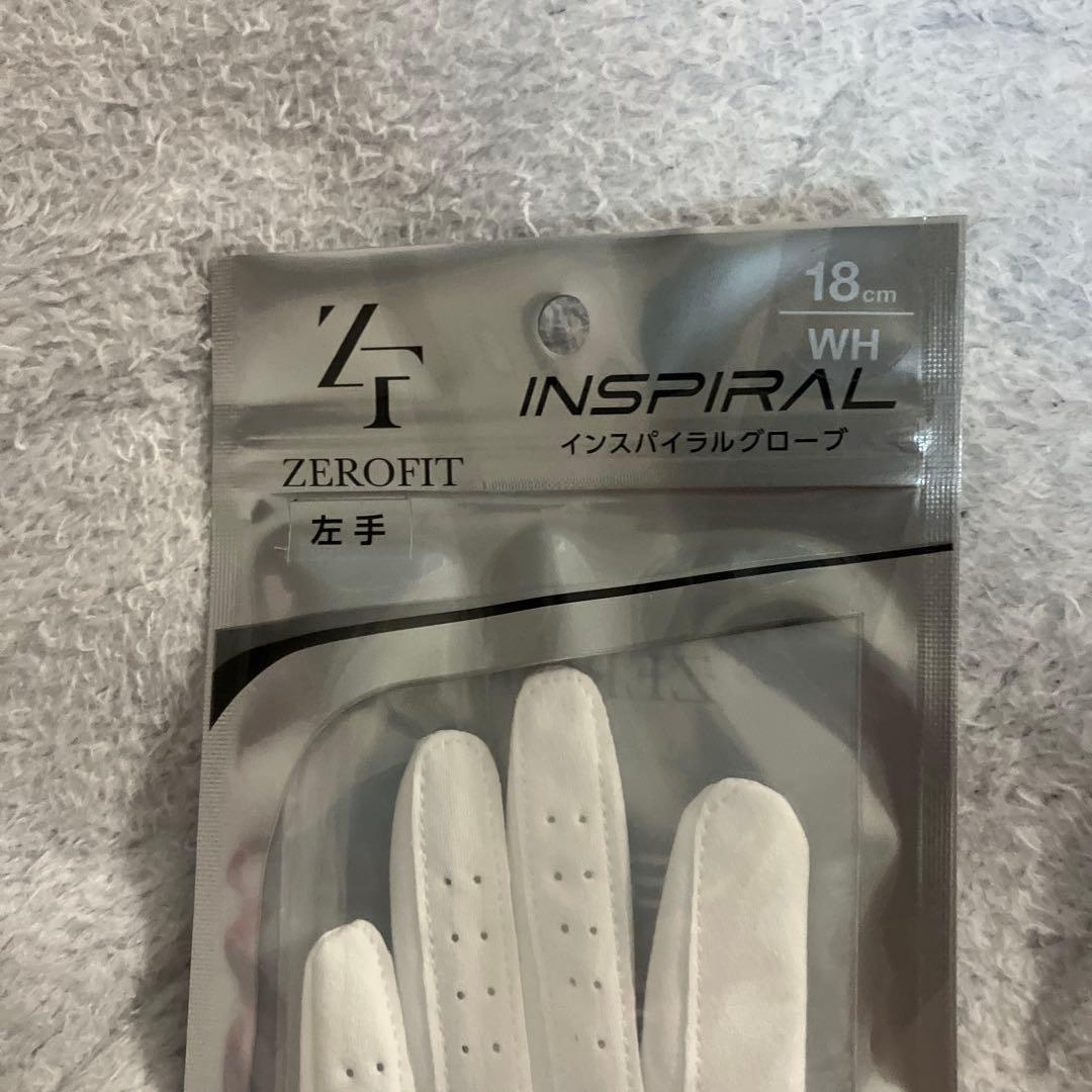 Zerofit Inspiral Gloves 18cm 左手用 白黒5枚セット