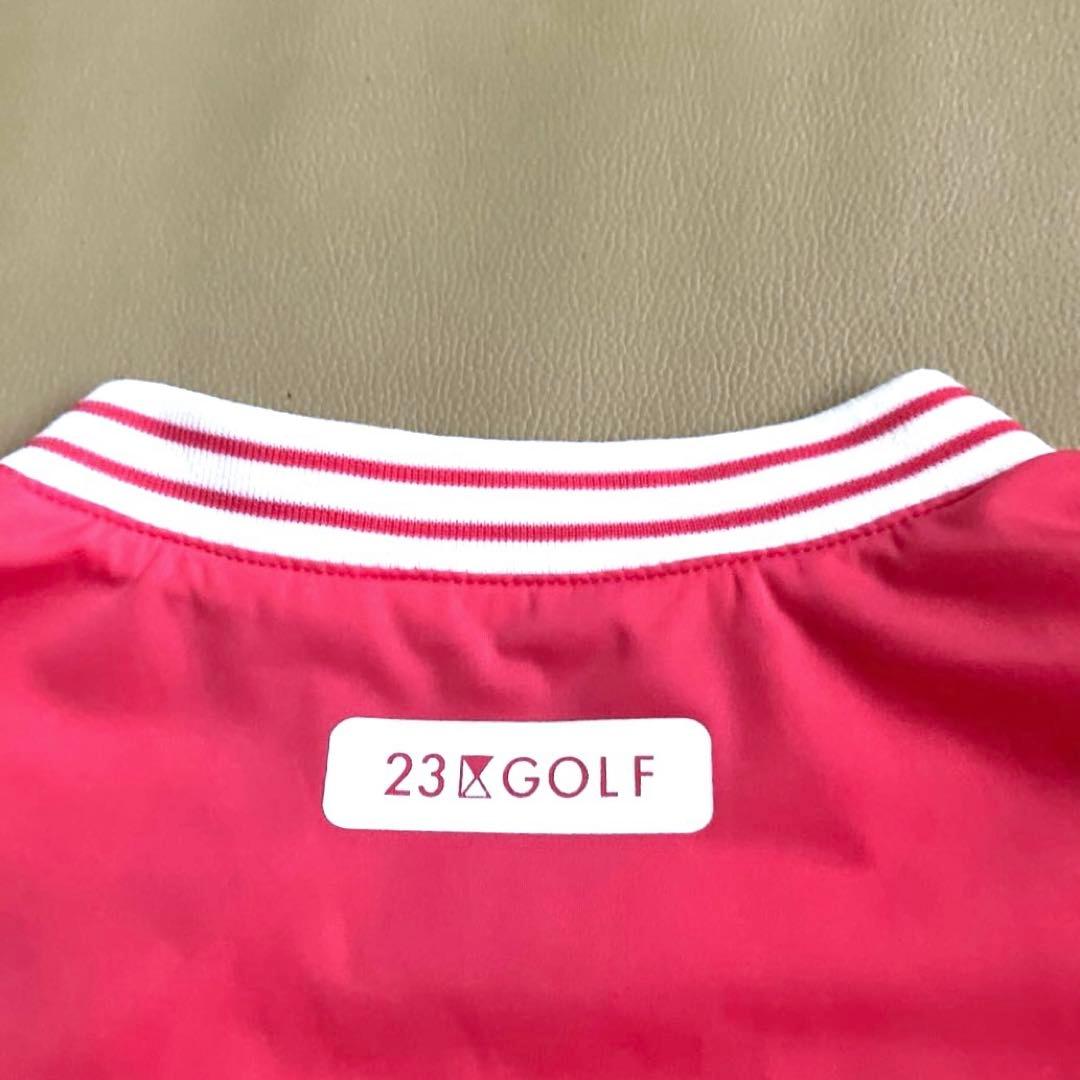 【美品】23区 GOLF レディース プルオーバーウィンドブレーカー サイズI