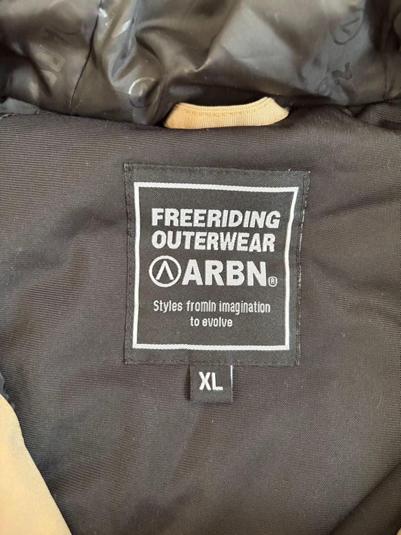 ARBN スノーボードウェア ベージュ ネイビー　上下セット