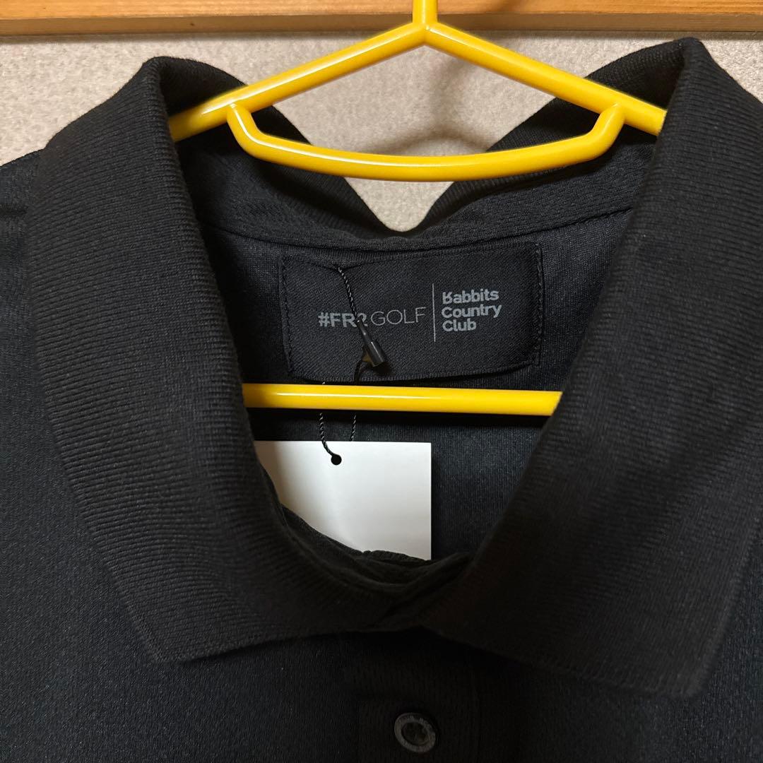 【新品】#FR2GOLF 黒ポロシャツ XLサイズ